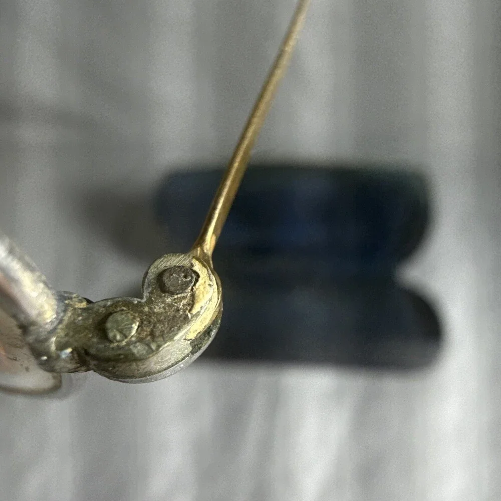 Antique American Optical Wire Rim Spectacles Oval Saddle Bridge w/ Case Vtg 1890